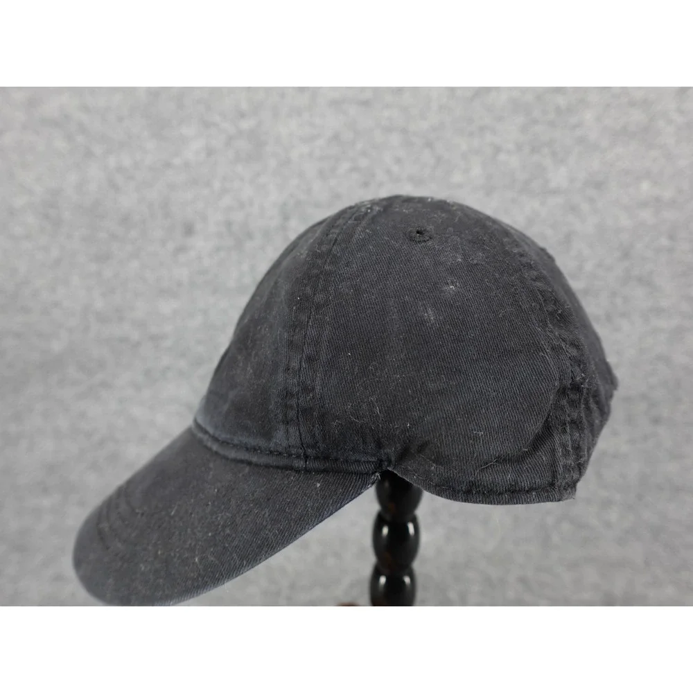 Nike Baseball Cap Child One Size Black Good Embroidered Swoosh Adjustable Hat